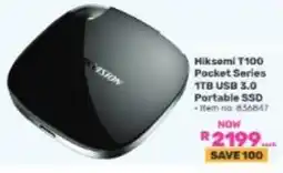 Game Hiksemi T100 Pocket Series 1TB USB 3.0 Portable SSD offer