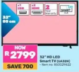 Game 32" HD LED Smart TV (UA32H) offer