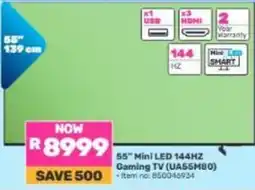 Game 55" Mini LED 144HZ Gaming TV (UA55M80) offer
