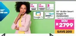 Game 32" QLED+ Smart Google TV offer