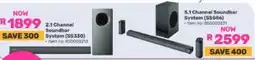 Game 2.1 Channel Soundbar System (SS330) offer