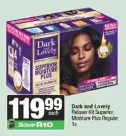 Spar Dark and Lovely Relaxer Kit Superior Moisture Plus Regular offer