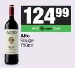 Spar Alto Rouge offer
