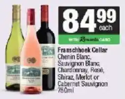 Spar Franschhoek Cellar offer