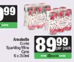 Spar Annabelle Cuvee Sparkling Wine Cans offer