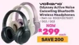 Game Volkano Odyssey Active Noise Cancelling Bluetooth Wireless Headphones offer