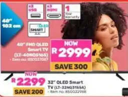 Game 40" FHD QLED Smart TV offer
