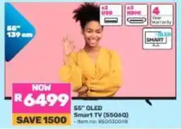 Game 55" OLED Smart TV (55Q6Q) offer