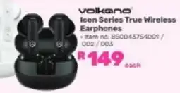 Game volkano Icon Series True Wireless Earphones offer