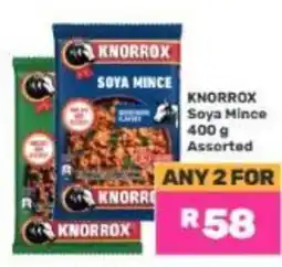 Game KNORROX Soya Mince Assorted offer