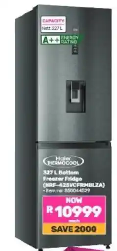Game Haier THERMOCOOL 327 L Bottom Freezer Fridge offer