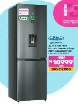 Game Haier Thermocool 327 L Frost Free Bottom Freezer Fridge offer