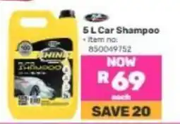 Game Shinny Car Shampoo offer