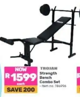 Game TROJAN Strength Bench Combo Set offer