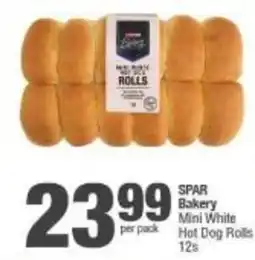 Spar SPAR Bakery Mini White Hot Dog Rolls offer