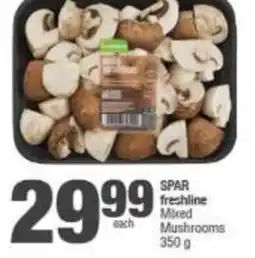 Spar SPAR freshline Mixed Mushrooms offer