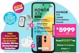 Game HONOR X7e Smartphone Bundle offer