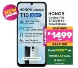 Game HONOR Choice T10 offer
