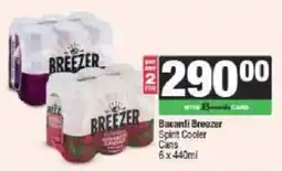 Spar Bacardi Breezer Spirit Cooler Cans offer