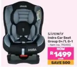 Game SAFEWAY Indra Car Seat offer