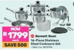Game Bennett Read 16-Piece Stainless Steel Cookware Set offer