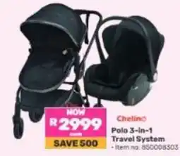 Game Chelino Polo 3-in-1 Travel System offer