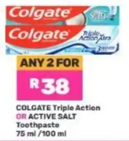 Game COLGATE Triple Action Toothpaste offer