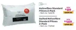Game Hollowfibre Standard Pillows offer