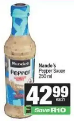 Spar Nando's Pepper Sauce offer