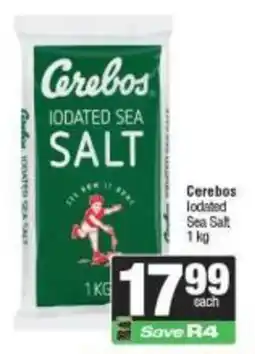 Spar Cerebos Iodated Sea Salt offer