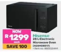 Game Hisense 28 L Electronic Microwave Oven offer