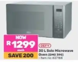 Game DEFY 30 L Solo Microwave Oven offer
