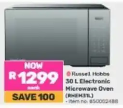 Game Russell Hobbs 30 L Electronic Microwave Oven offer