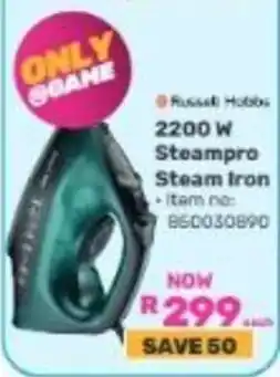 Game Russell Hobbs 2200 W Steampro Steam Iron offer