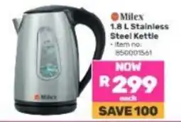 Game Milex 1.8 L Stainless Steel Kettle offer