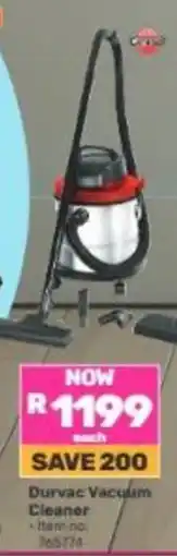 Game Durvac Vacuum Cleaner offer