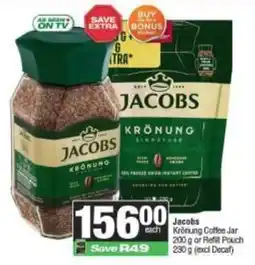 Spar Jacobs Krönung Coffee Jar offer