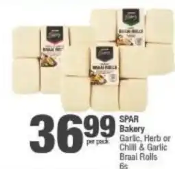 Spar SPAR Bakery Braai Rolls offer