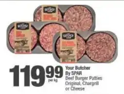 Spar Your Butcher By SPAR Beef Burger Patties offer