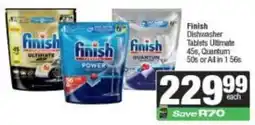 Spar Finish Dishwasher Tablets Ultimate offer