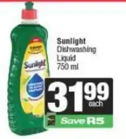 Spar Sunlight Dishwashing Liquid offer