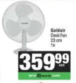 Spar Goldair Desk Fan offer
