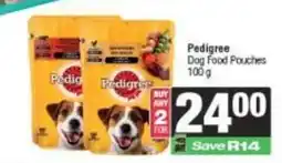 Spar Pedigree Dog Food Pouches offer