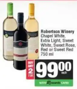 Spar Robertson Winery Chapel White offer
