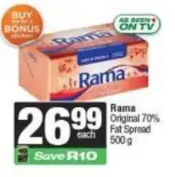 Spar Rama Original 70% Fat Spread offer