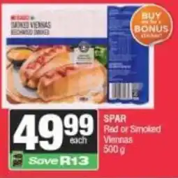 Spar SPAR Smoked Viennas offer