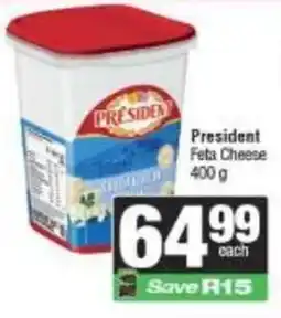 Spar President Feta Cheese offer