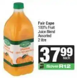 Spar Fair Cape 100% Fruit Juice Blend Assorted offer