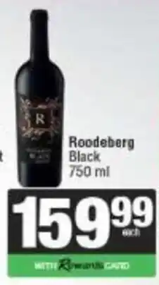 Spar Roodeberg Black offer