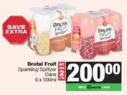 Spar Brutal Fruit Sparkling Spritzer Cans offer